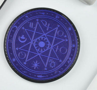 Cargador Inalámbrico Qi 10W con Diseño Circle Magic - Tapete de Carga Rápida - Image 10