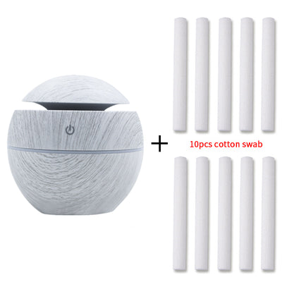 Difusor Humidificador USB Mini con Diseño Madera - Silencioso para Hogar y Oficina - Image 5