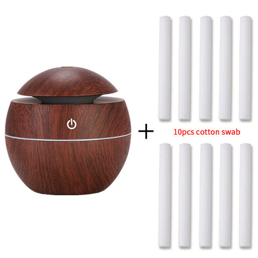 Difusor Humidificador USB Mini con Diseño Madera - Silencioso para Hogar y Oficina - Image 4