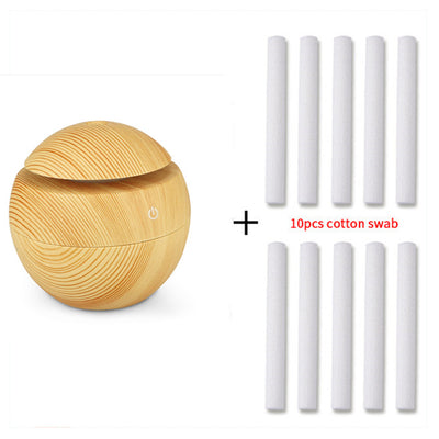Difusor Humidificador USB Mini con Diseño Madera - Silencioso para Hogar y Oficina - Image 22