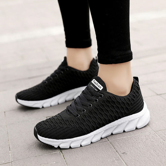 Zapatillas Deportivas Tejidas Ligeras para Mujer - Comodidad y Estilo para Viajes y Actividades Diarias - Image 7