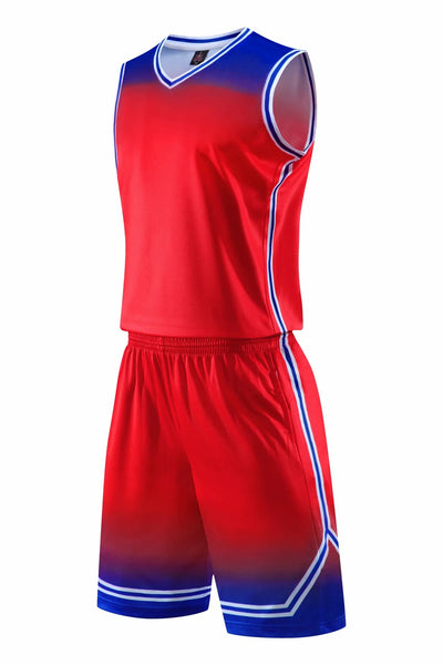 Uniforme de Baloncesto Degradado Absorbente de Sudor para Niños y Adultos - Image 16