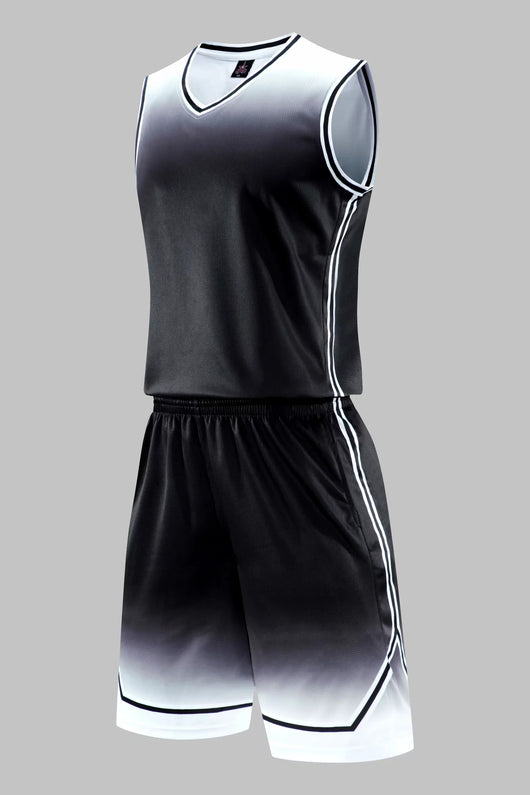 Uniforme de Baloncesto Degradado Absorbente de Sudor para Niños y Adultos - Image 4
