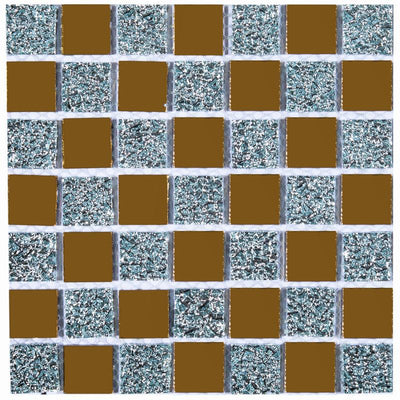Dark purple and gold checkerboard PVC imitation tile stickers, waterproof and self-adhesive for walls or floors. - Image 13