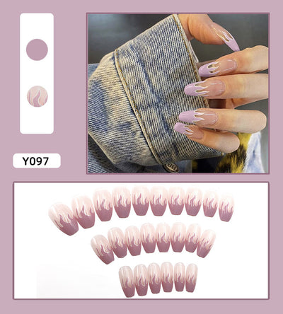Uñas Postizas Removibles - Diseño Celebrity con Acabado Profesional - Image 40