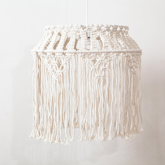 Lámpara Colgante Tejida Bohemia Nórdica para Decoración del Hogar