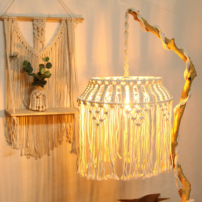 Lámpara Colgante Tejida Bohemia Nórdica para Decoración del Hogar - Image 5