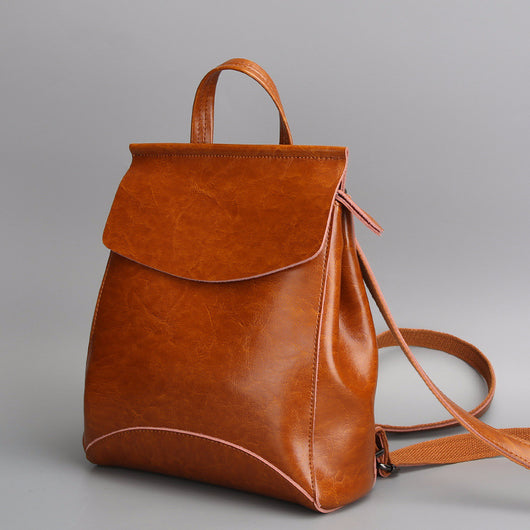 Mochila Bolso de Cuero Coreano para Mujer - Diseño Retro Versátil - Image 11