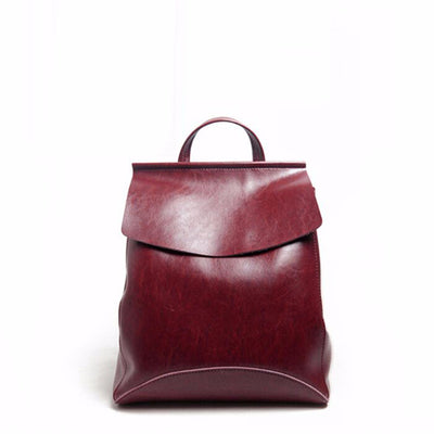 Mochila Bolso de Cuero Coreano para Mujer - Diseño Retro Versátil - Image 12