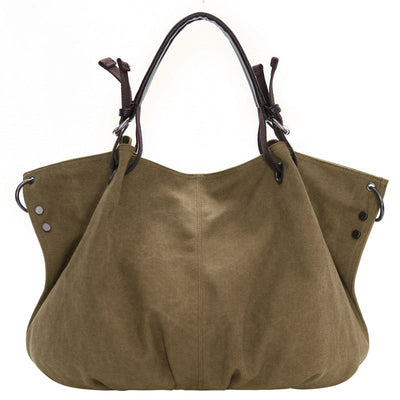 Bolsa de Lona Grande Estilo Europeo - Bolso Tote Capacidad Extra para Mujer - Image 12
