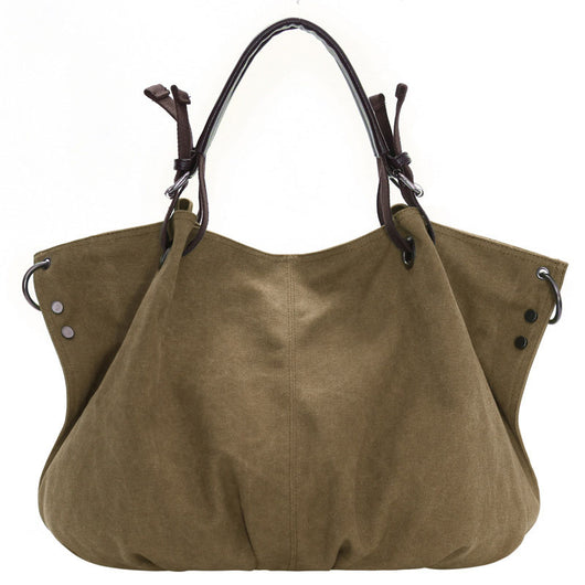 Bolsa de Lona Grande Estilo Europeo - Bolso Tote Capacidad Extra para Mujer - Image 12