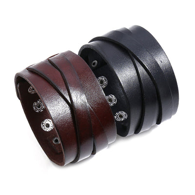 Pulsera de Cuero Unisex - Estilo Versátil para Todos - Image 7
