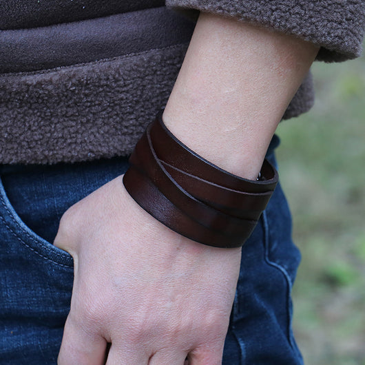 Pulsera de Cuero Unisex - Estilo Versátil para Todos - Image 3