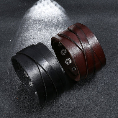Pulsera de Cuero Unisex - Estilo Versátil para Todos - Image 4