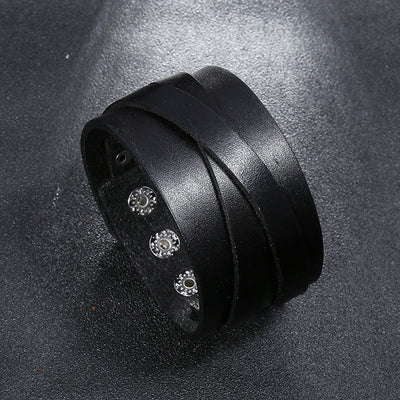 Pulsera de Cuero Unisex - Estilo Versátil para Todos - Image 5