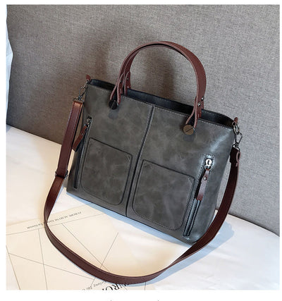 Bolso de Hombro Vintage PU Casual para Mujer - Image 8