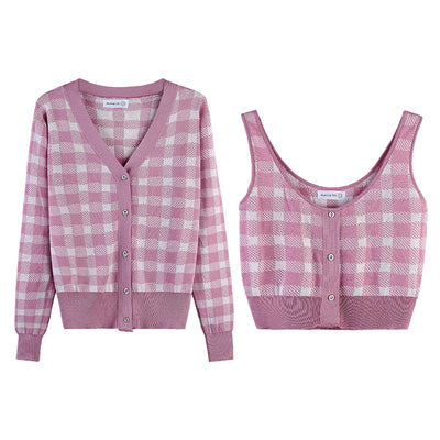 Cardigan Suéter Coreano Elegante de Manga Larga para Mujer - Image 5