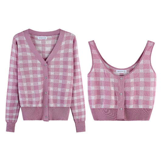 Cardigan Suéter Coreano Elegante de Manga Larga para Mujer - Image 5