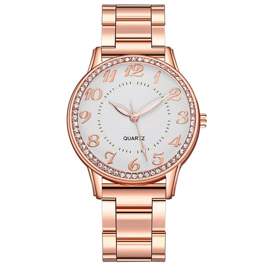 Reloj Casual Luminoso con Cristales de Diamante - Image 9