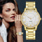 Reloj Casual Luminoso con Cristales de Diamante