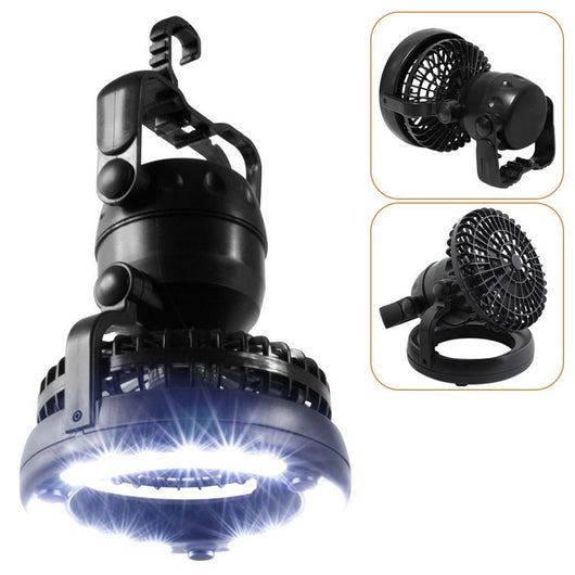 Linterna LED Camping 2 en 1 con Ventilador y Linterna - Luz de Emergencia Portátil - Image 3