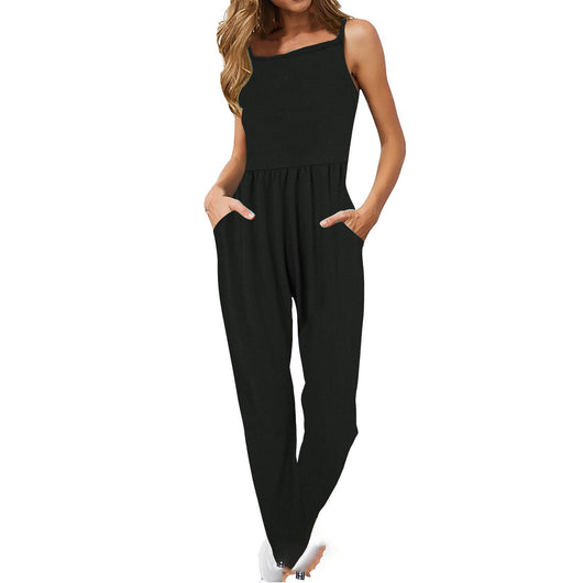 Jumpsuit Retro con Tirantes Estampados - Image 10