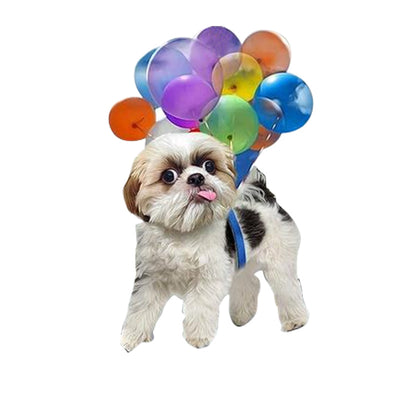 Adorno Colgante para Auto con Perrito Adorable y Paracaídas de Globos Coloridos - Image 6