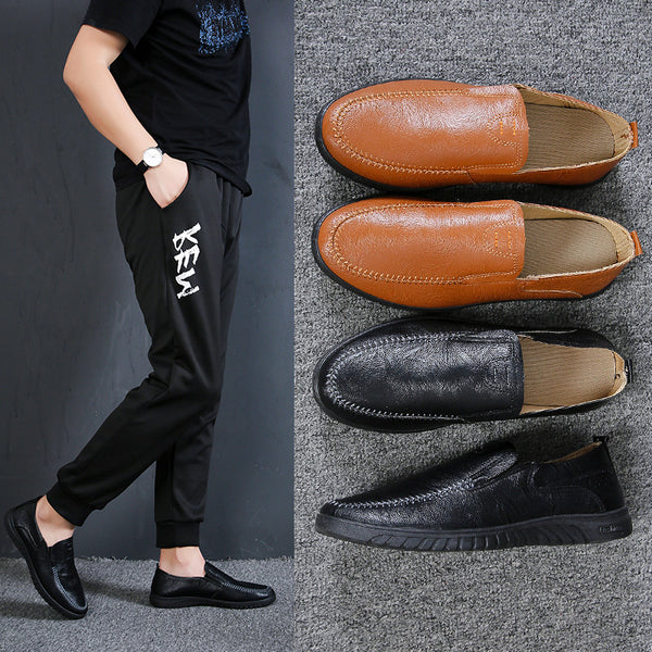 Zapatos Casuales de Cuero para Hombre - Cómodos y Versátiles