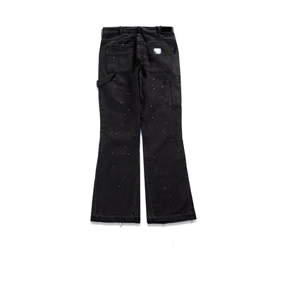 Pantalones Acampanados con Detalle de Bigotes de Gato - Unisex - Image 3