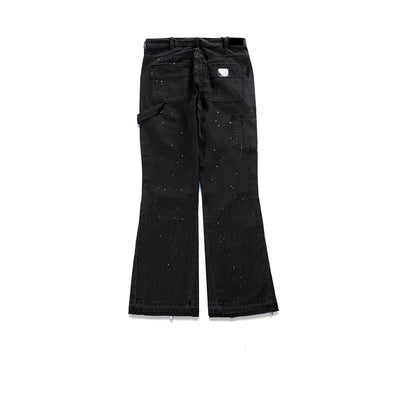Pantalones Acampanados con Detalle de Bigotes de Gato - Unisex - Image 8
