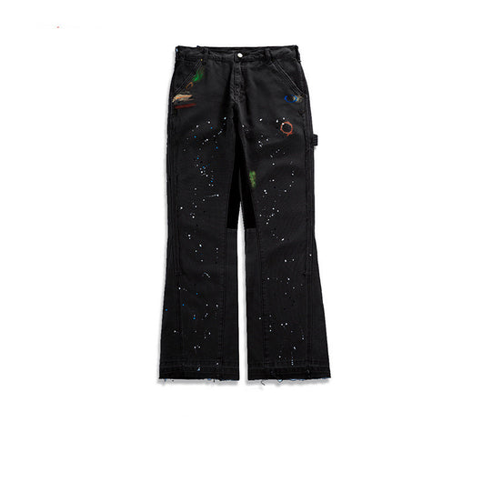 Pantalones Acampanados con Detalle de Bigotes de Gato - Unisex - Image 7