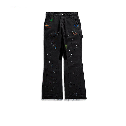 Pantalones Acampanados con Detalle de Bigotes de Gato - Unisex - Image 2