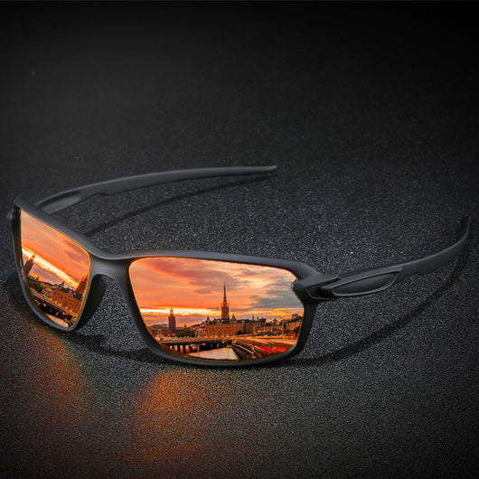 Gafas de Sol Deportivas Polarizadas para Hombre con Lentes Espejo