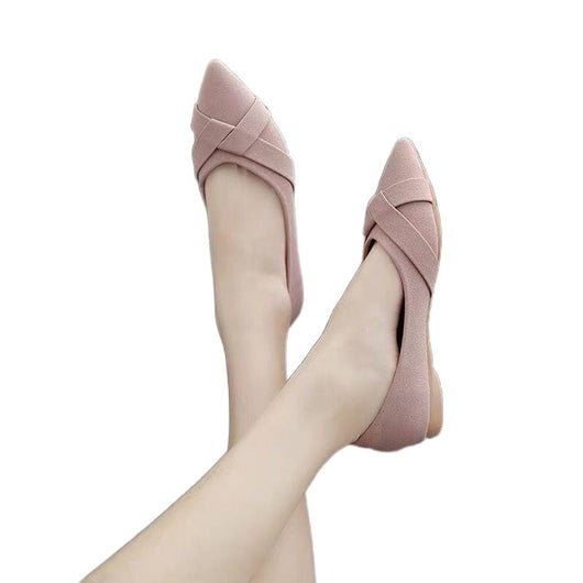 Zapatos Planos Puntiagudos Versátiles para Mujer