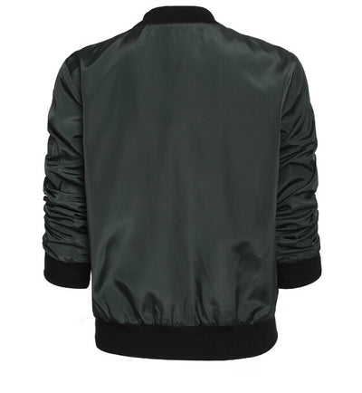 Chaqueta Casual con Cierre de Cremallera y Cuello Vertical - Image 14