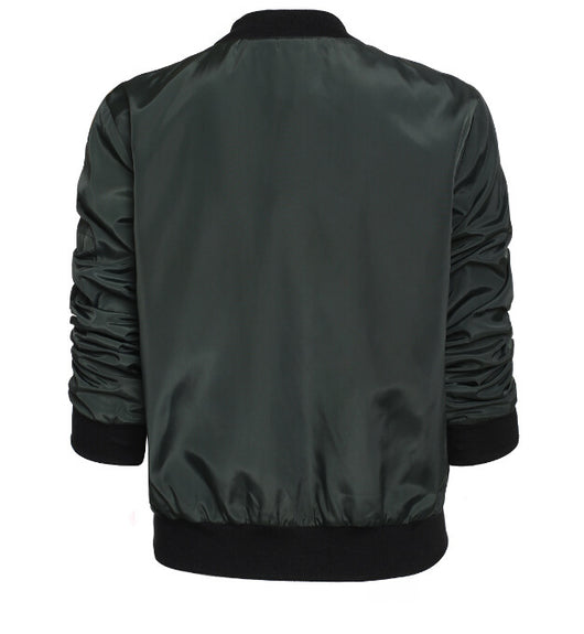 Chaqueta Casual con Cierre de Cremallera y Cuello Vertical - Image 14