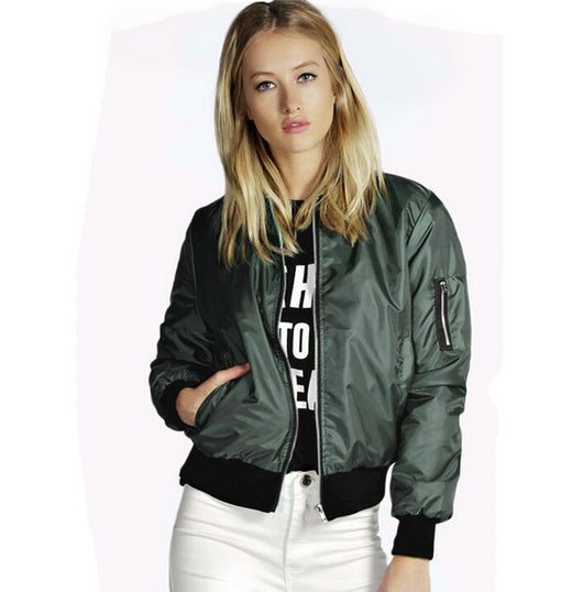 Chaqueta Casual con Cierre de Cremallera y Cuello Vertical - Image 15