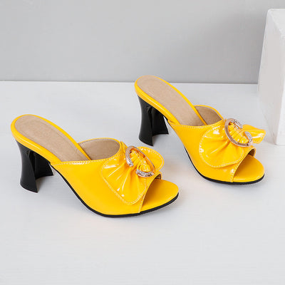 Sandalias de Tacón Alto Punta Abierta - Estilo Verano para Mujer - Image 3
