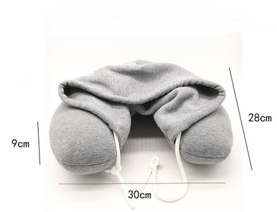 Almohada Cervical en U con Capucha - Soporte Ergonómico para Viajes - Image 4