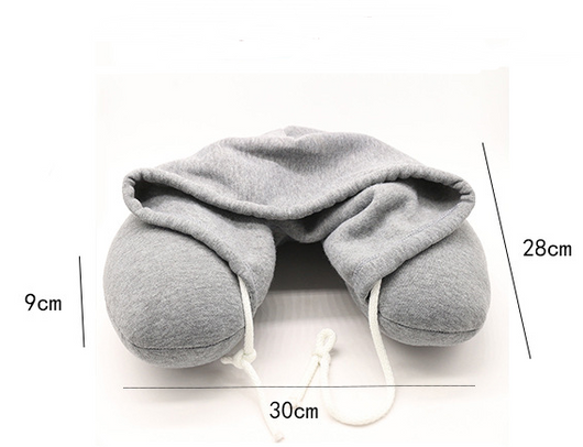 Almohada Cervical en U con Capucha - Soporte Ergonómico para Viajes - Image 4