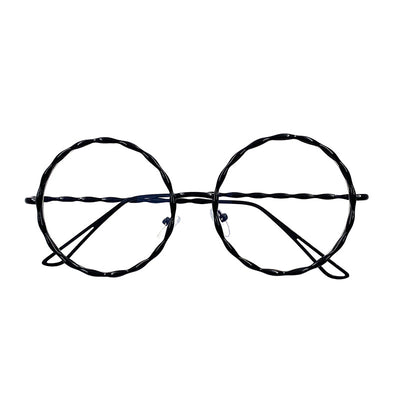 Lentes Redondos Metálicos con Filtro Luz Azul - Montura Twist Cara Grande - Image 9
