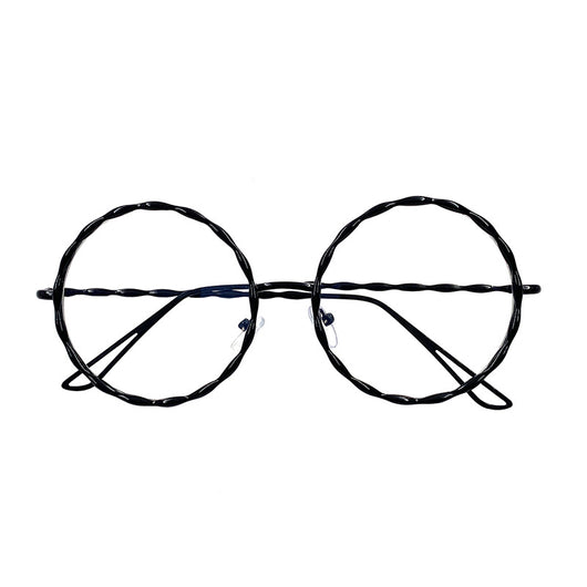 Lentes Redondos Metálicos con Filtro Luz Azul - Montura Twist Cara Grande - Image 5