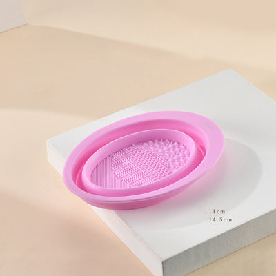 Placa de Limpieza para Brochas de Maquillaje con Recipiente - Image 11