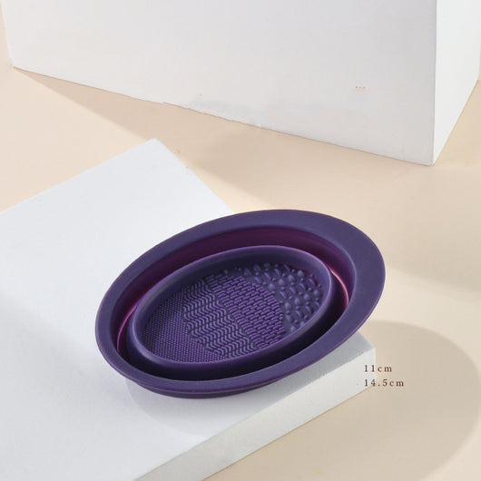 Placa de Limpieza para Brochas de Maquillaje con Recipiente - Image 15