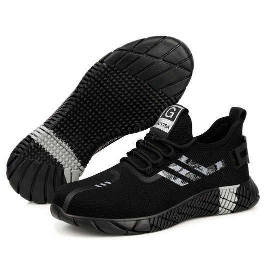 Zapatos de Trabajo Cómodos y Ligeros con Suela de Goma