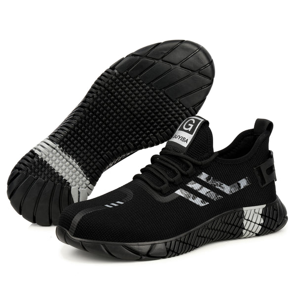 Zapatos de Trabajo Cómodos y Ligeros con Suela de Goma