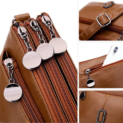 Bolso Bandolera de Cuero Suave - Elegancia y Comodidad - Image 15
