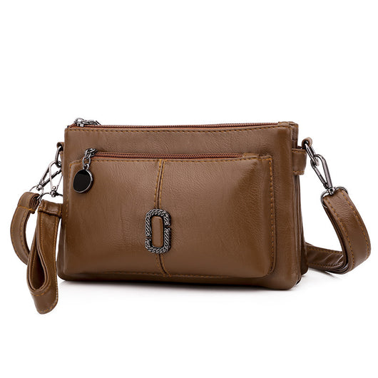 Bolso Bandolera de Cuero Suave - Elegancia y Comodidad - Image 5