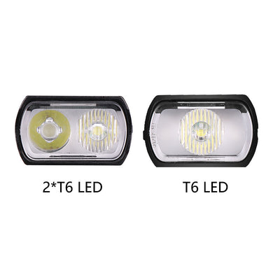 Luz LED Recargable para Bicicleta de Montaña - Impermeable con Pantalla de Batería - Image 2