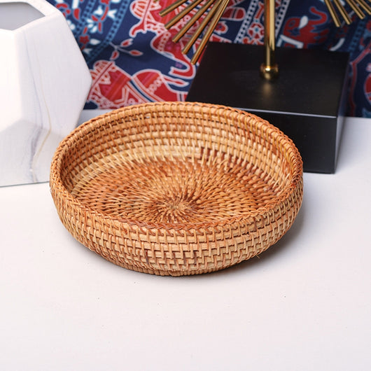 Canasta Tejida a Mano en Ratán Natural para Almacenamiento de Cocina - Image 10